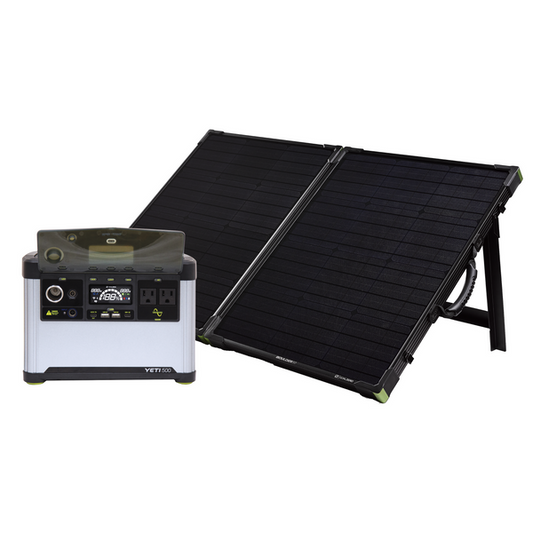 Goal Zero Yeti 500 + Boulder 100 BC Portable Solar Generator Kit