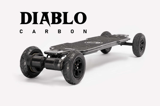 Evolve Diablo Carbon 2 in 1 Electric Skateboard - 2024