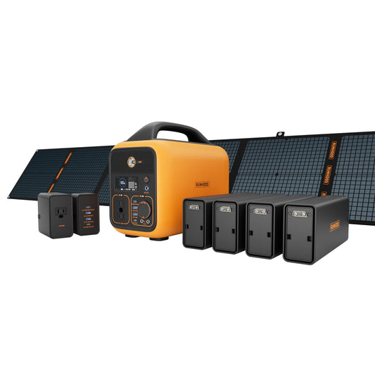 Runhood Power Rallye 600 PRO Solar Generator Kit  - 1296Wh, 600W